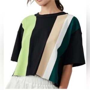 Free People Movement Women's Inspire Printed Tee Size Small